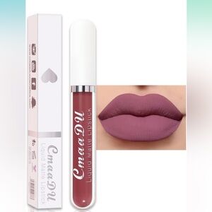 CmaaDu (8) Deep Mauve Liquid Matte Lipstick. 24 Hour Lips.  #08